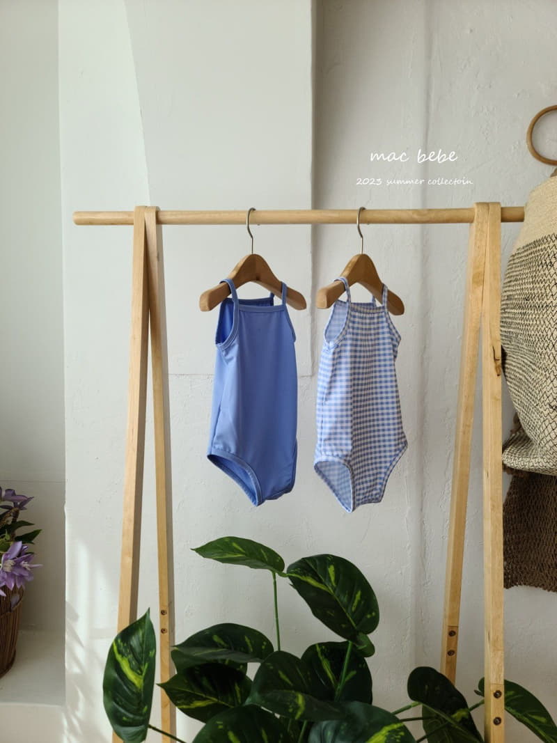 Mac - Korean Baby Fashion - #babyoutfit - Simple Piping Swimwear Set - 7