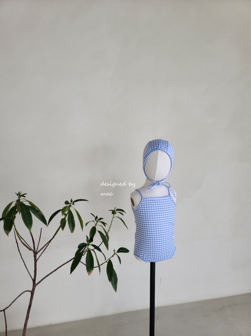 Mac - Korean Baby Fashion - #babywear - Pattern Piping Swimwear Set - 10