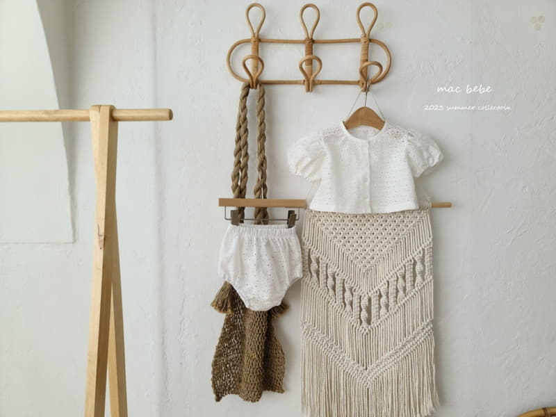 Mac - Korean Baby Fashion - #babywear - Embrodiery Cardigan Set - 3