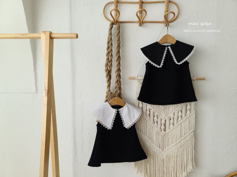 Mac - Korean Baby Fashion - #babywear - V Collar One-piece - 2