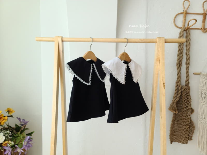 Mac - Korean Baby Fashion - #onlinebabyboutique - V Collar One-piece - 3
