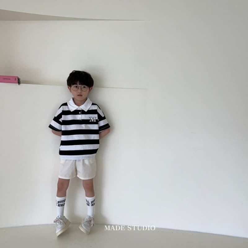 Made Studio - Korean Children Fashion - #Kfashion4kids - M Collar Tee - 9