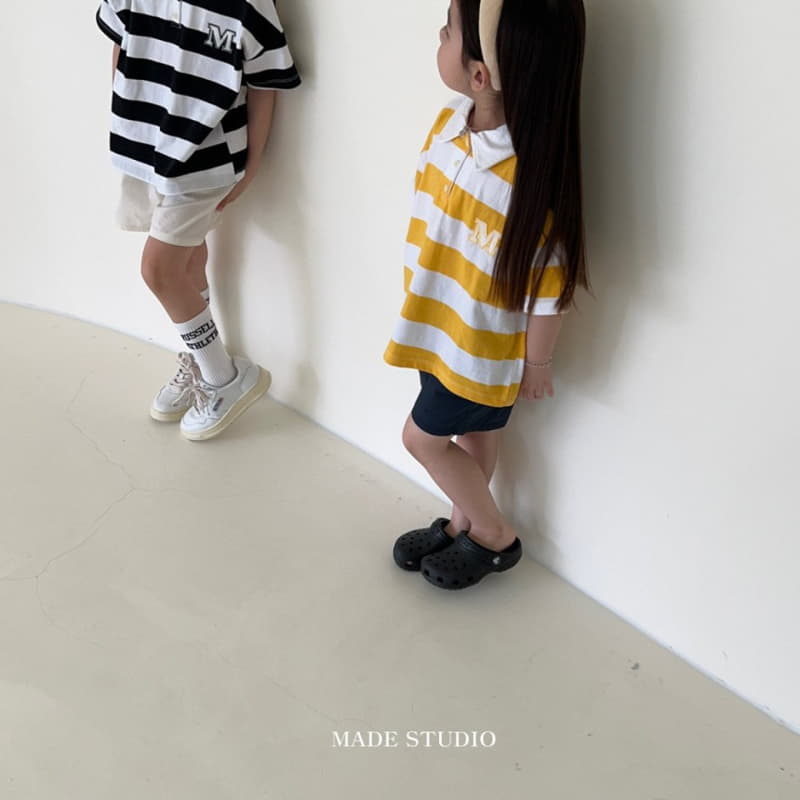 Made Studio - Korean Children Fashion - #designkidswear - M Collar Tee - 3