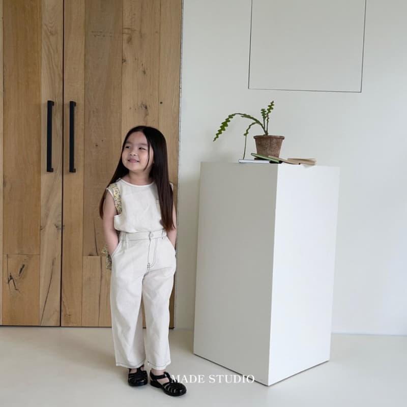 Made Studio - Korean Children Fashion - #discoveringself - Linen Pants - 5
