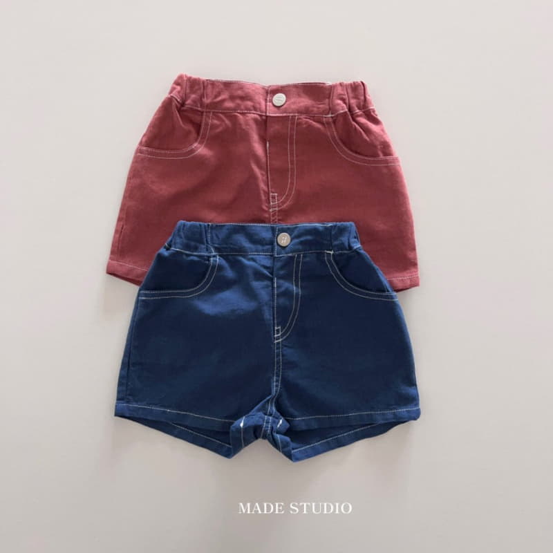 Made Studio - Korean Children Fashion - #discoveringself - Line Color Shorts