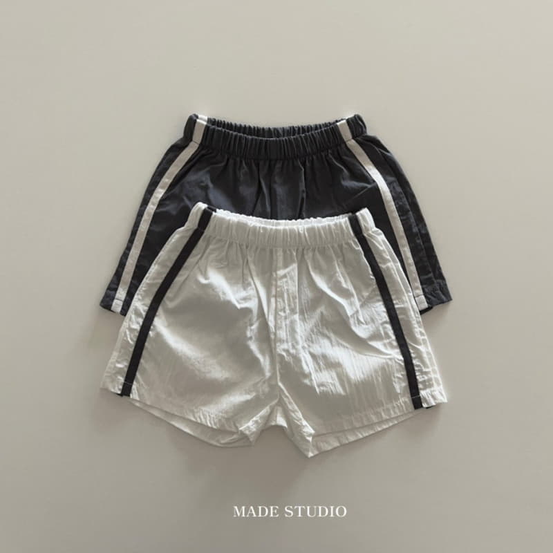 Made Studio - Korean Children Fashion - #fashionkids - Tape Shorts - 9