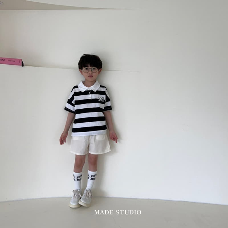 Made Studio - Korean Children Fashion - #kidzfashiontrend - M Collar Tee - 8
