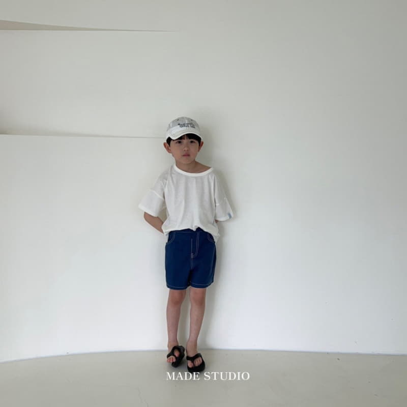 Made Studio - Korean Children Fashion - #magicofchildhood - Line Color Shorts - 8