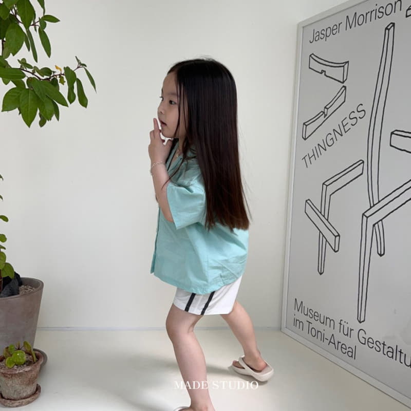 Made Studio - Korean Children Fashion - #prettylittlegirls - Tape Shorts - 3