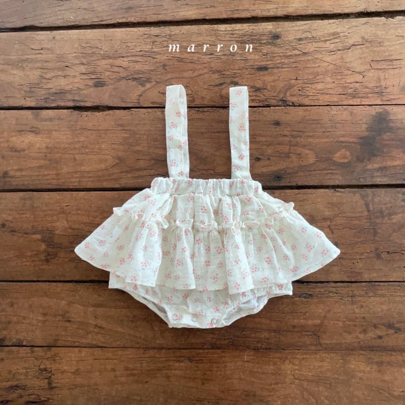 Marron Kid - Korean Baby Fashion - #babyfever - Bebe Dungarees Skirt - 7