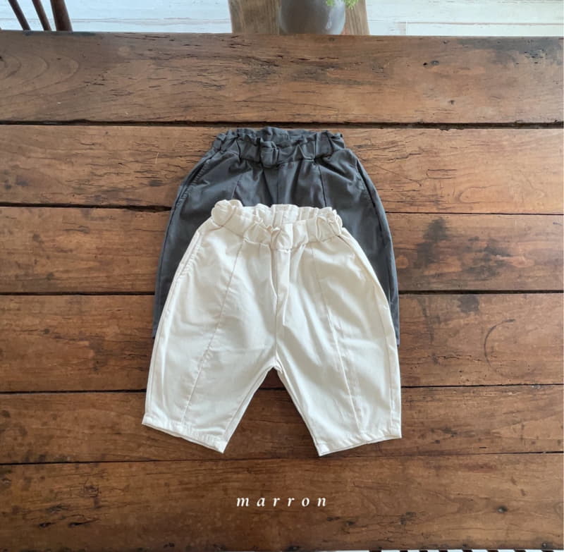 Marron Kid - Korean Children Fashion - #kidsstore - Slit Pants