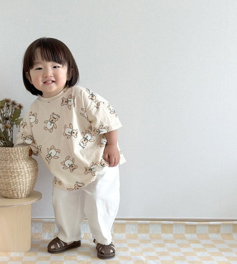 Martin - Korean Children Fashion - #childofig - Walking Bear Tee - 5