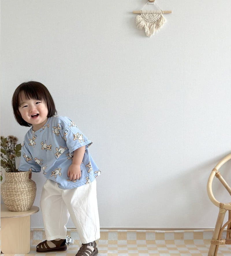 Martin - Korean Children Fashion - #discoveringself - Walking Bear Tee - 8