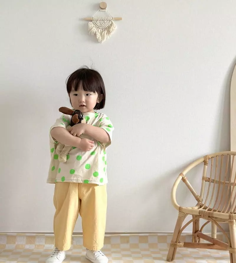 Martin - Korean Children Fashion - #fashionkids - Holic Dot Tee - 8