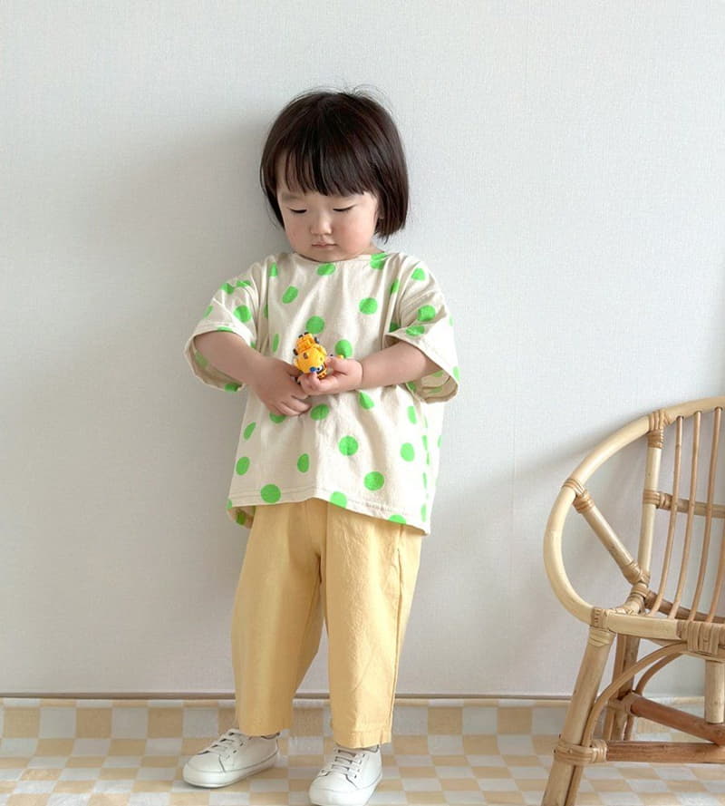 Martin - Korean Children Fashion - #stylishchildhood - Holic Dot Tee - 3