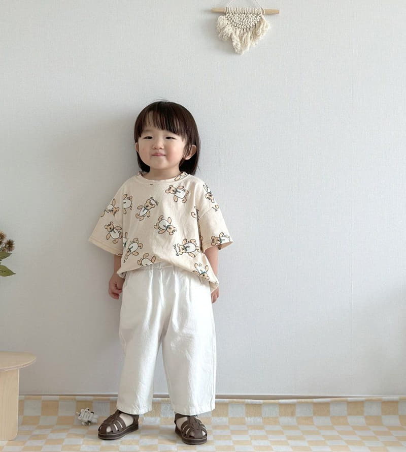 Martin - Korean Children Fashion - #todddlerfashion - Walking Bear Tee - 2