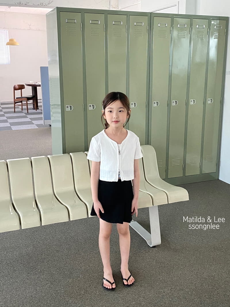 Matilda & Lee - Korean Children Fashion - #Kfashion4kids - Unbal Wrinkle Skirt - 11