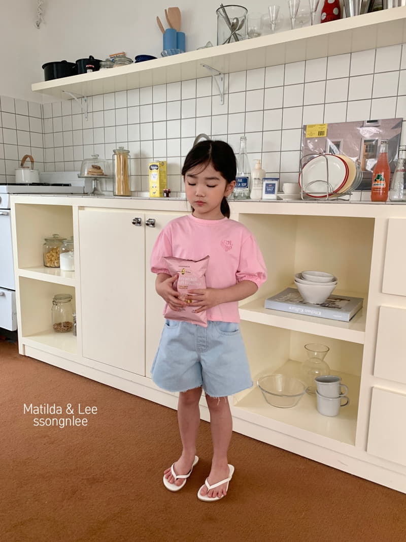 Matilda & Lee - Korean Children Fashion - #Kfashion4kids - ML Puff Sleeves Tee - 5