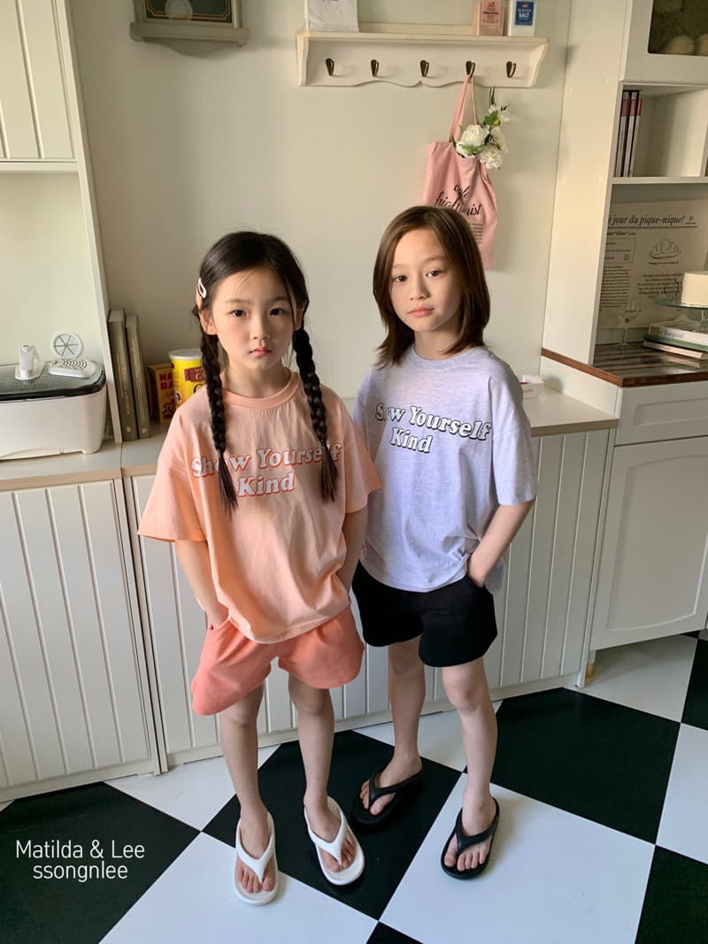 Matilda & Lee - Korean Children Fashion - #kidzfashiontrend - Two Tone Trianglee Stripes Top Bottom Set - 4