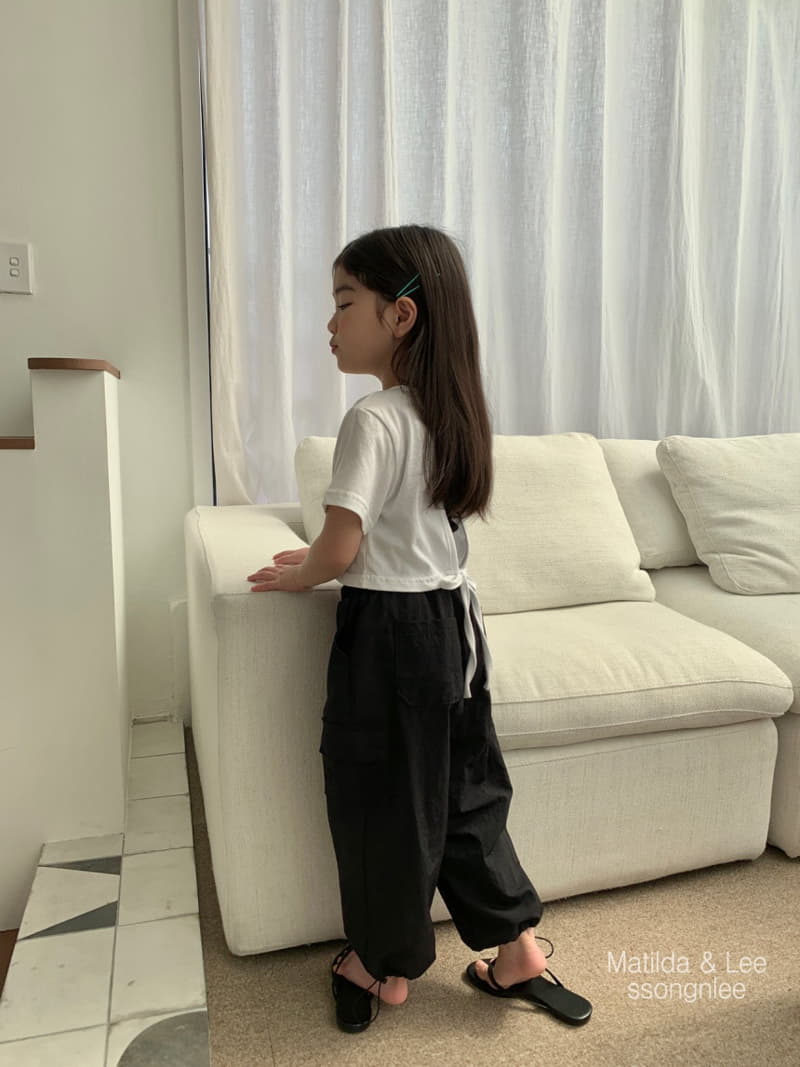 Matilda & Lee - Korean Children Fashion - #Kfashion4kids - BY Back Slit Crop Tee - 12