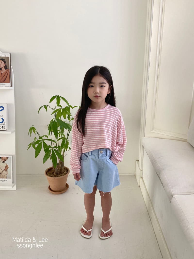 Matilda & Lee - Korean Children Fashion - #Kfashion4kids - Stripes Crop Tee - 10