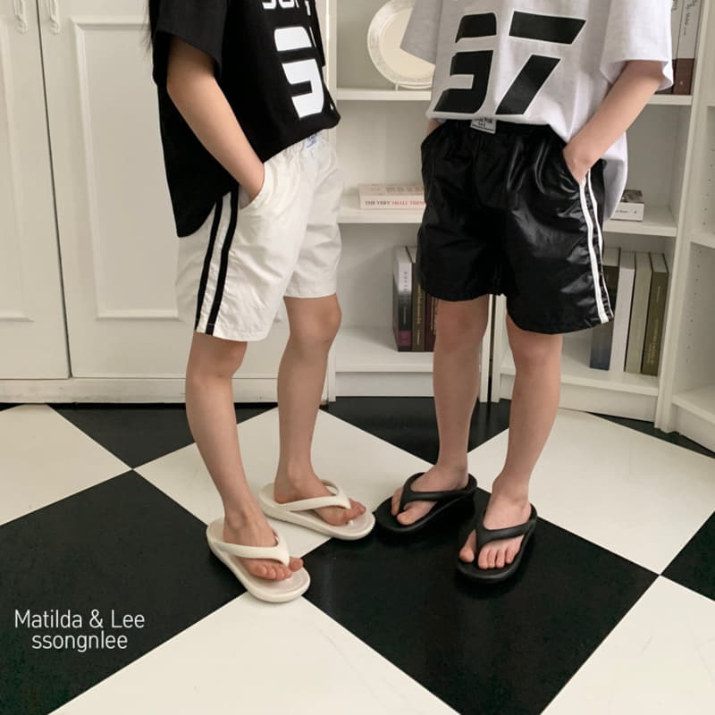 Matilda & Lee - Korean Children Fashion - #childofig - Label Tape Shorts - 10