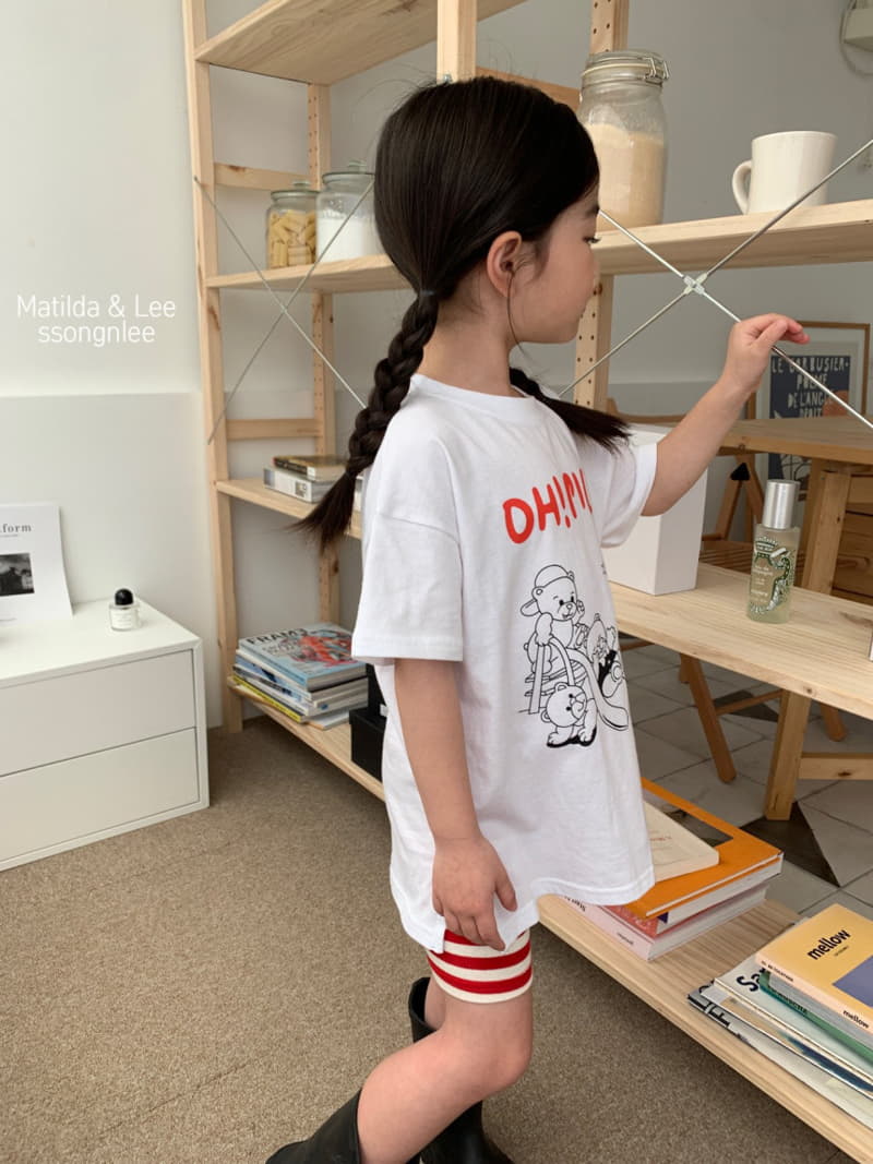 Matilda & Lee - Korean Children Fashion - #childofig - Stripes Leggings - 8