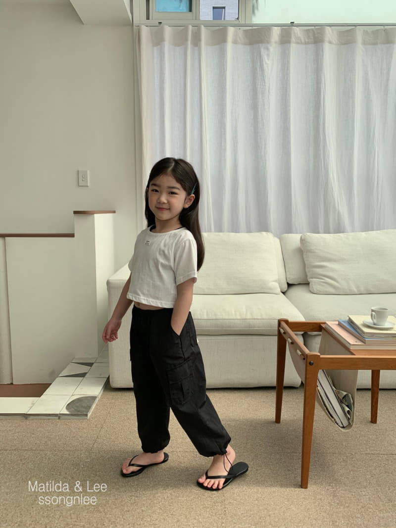 Matilda & Lee - Korean Children Fashion - #childofig - BY Back Slit Crop Tee - 3