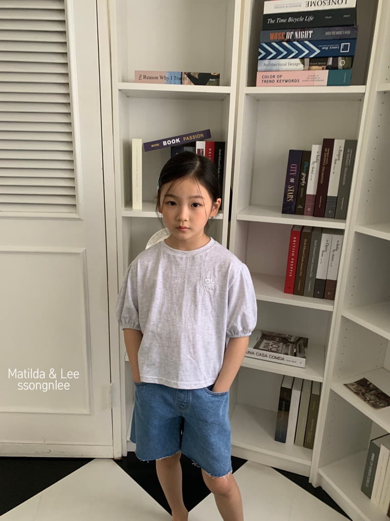 Matilda & Lee - Korean Children Fashion - #childrensboutique - ML Puff Sleeves Tee - 12