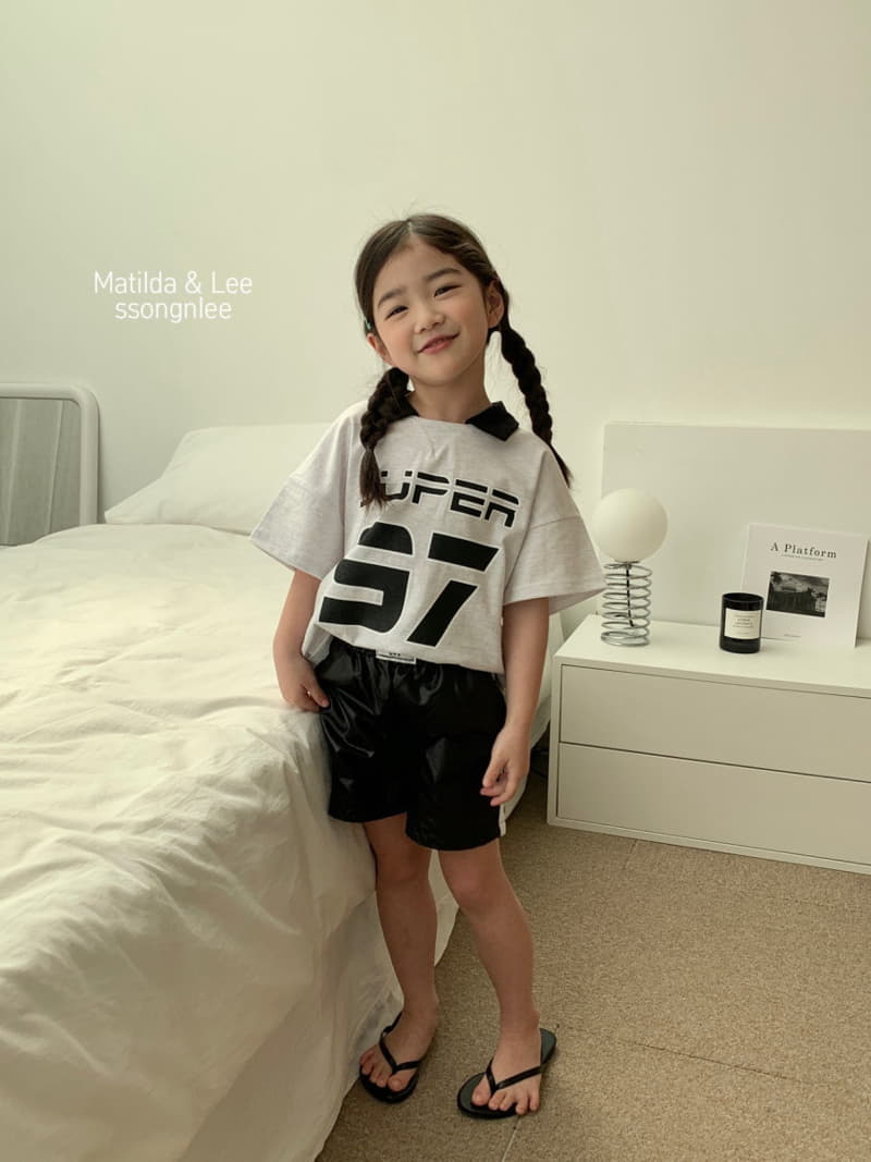 Matilda & Lee - Korean Children Fashion - #childrensboutique - Label Tape Shorts - 11