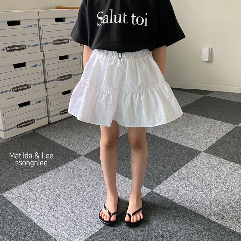 Matilda & Lee - Korean Children Fashion - #childofig - String Skirt Pants - 4