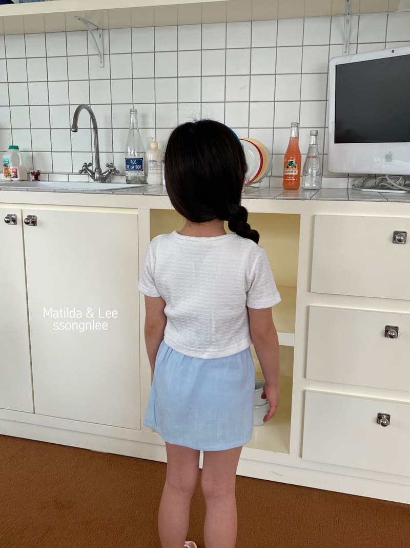 Matilda & Lee - Korean Children Fashion - #designkidswear - Unbal Wrinkle Skirt - 5