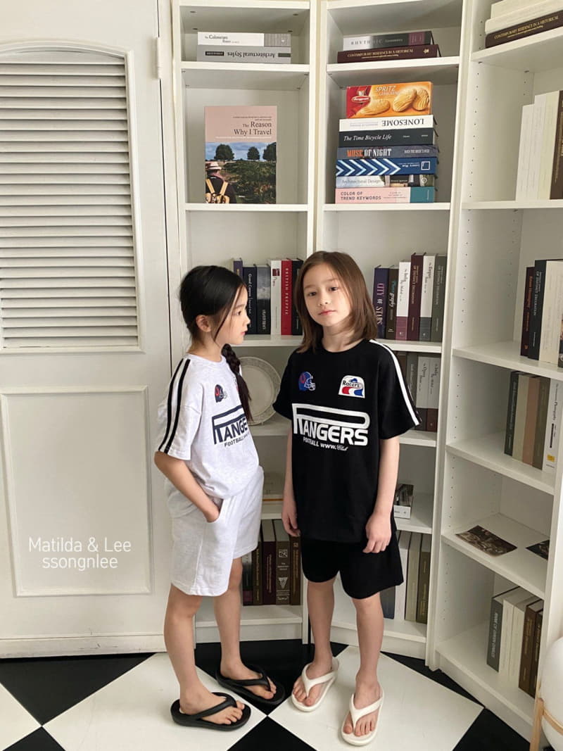 Matilda & Lee - Korean Children Fashion - #designkidswear - Rugby Pants Top Bottom Set - 11