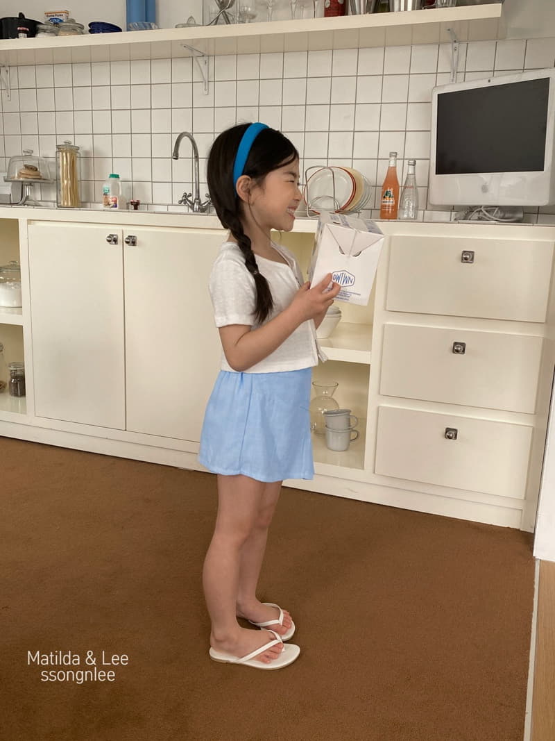 Matilda & Lee - Korean Children Fashion - #discoveringself - Unbal Wrinkle Skirt - 6