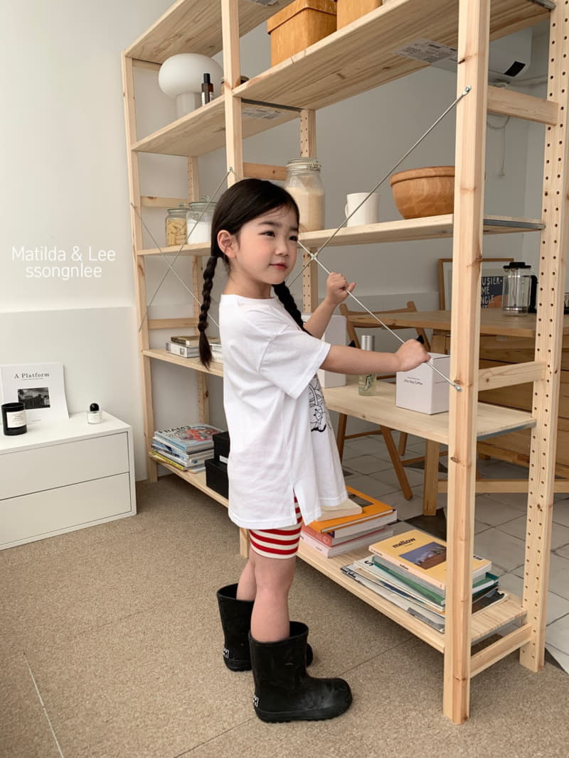 Matilda & Lee - Korean Children Fashion - #discoveringself - Stripes Leggings - 12