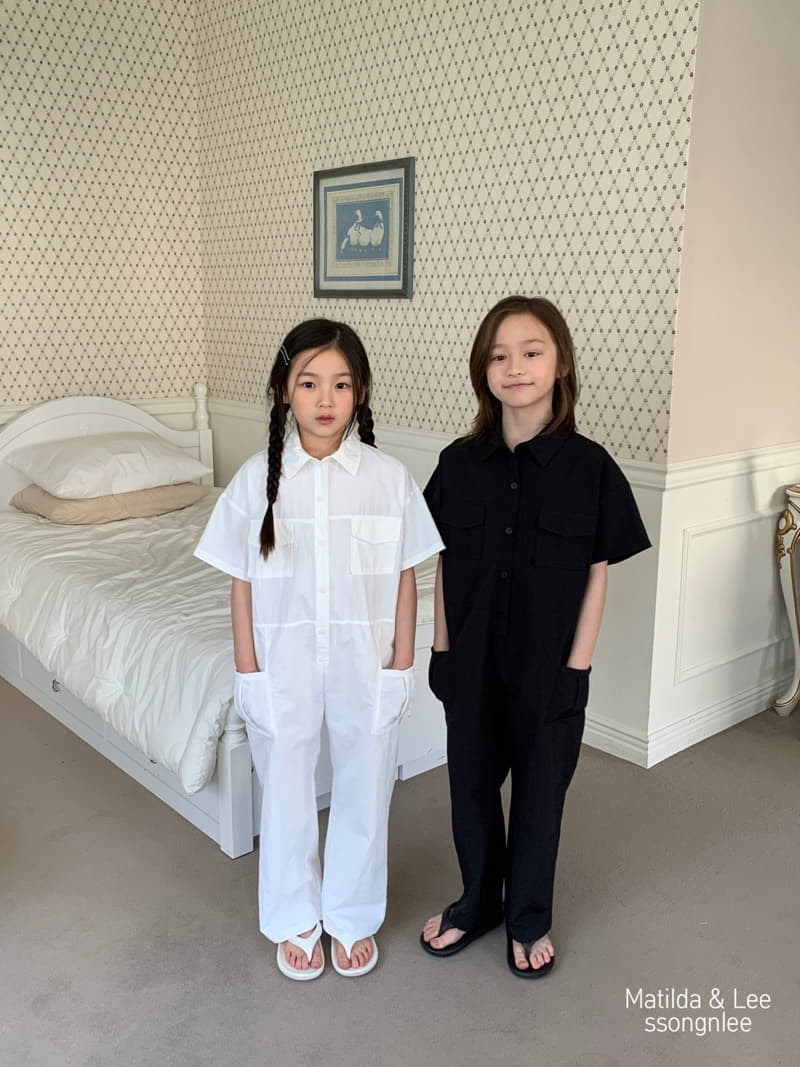 Matilda & Lee - Korean Children Fashion - #discoveringself - Label Jumpsuit