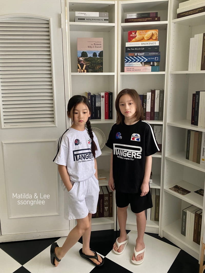 Matilda & Lee - Korean Children Fashion - #discoveringself - Rugby Pants Top Bottom Set - 12