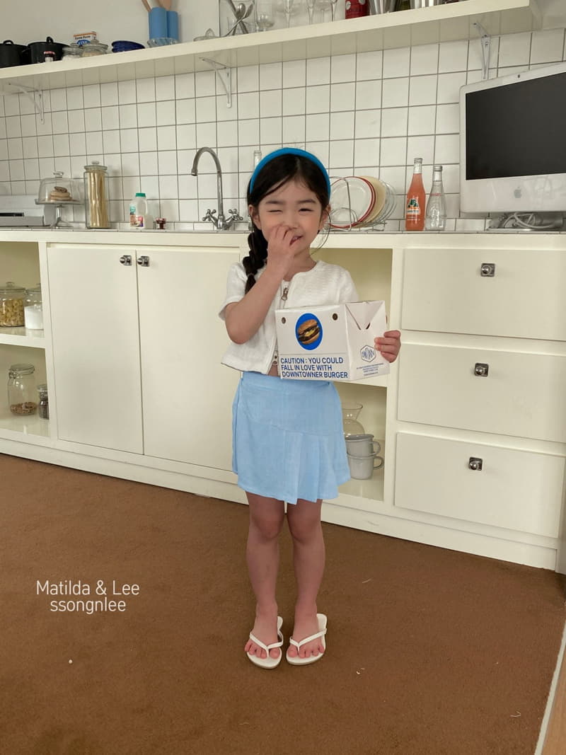 Matilda & Lee - Korean Children Fashion - #fashionkids - Unbal Wrinkle Skirt - 7