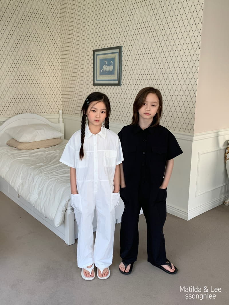 Matilda & Lee - Korean Children Fashion - #fashionkids - Label Jumpsuit - 2