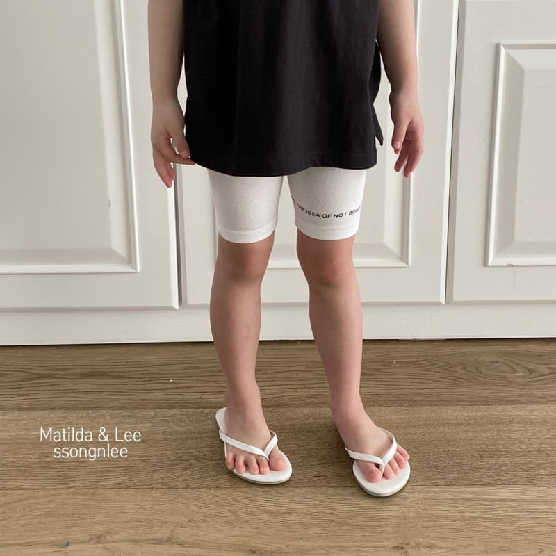 Matilda & Lee - Korean Children Fashion - #fashionkids - Lettering Leggings - 8