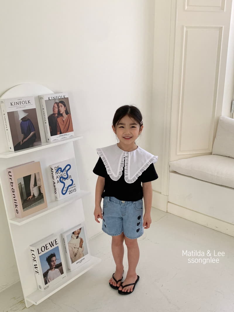 Matilda & Lee - Korean Children Fashion - #kidsshorts - Heart Jeans - 3