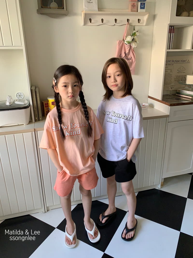 Matilda & Lee - Korean Children Fashion - #kidsshorts - Two Tone Trianglee Stripes Top Bottom Set