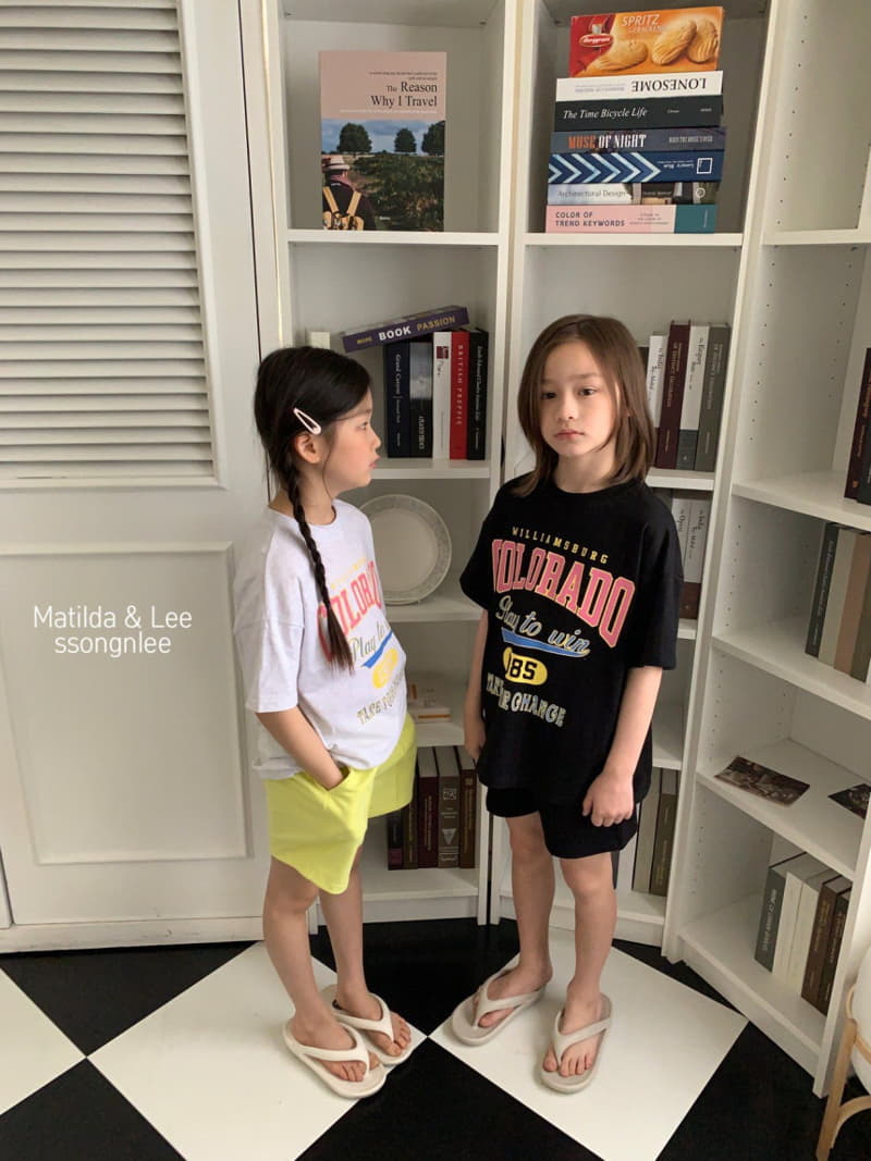 Matilda & Lee - Korean Children Fashion - #kidsshorts - Colorado Top Bottom Set - 12