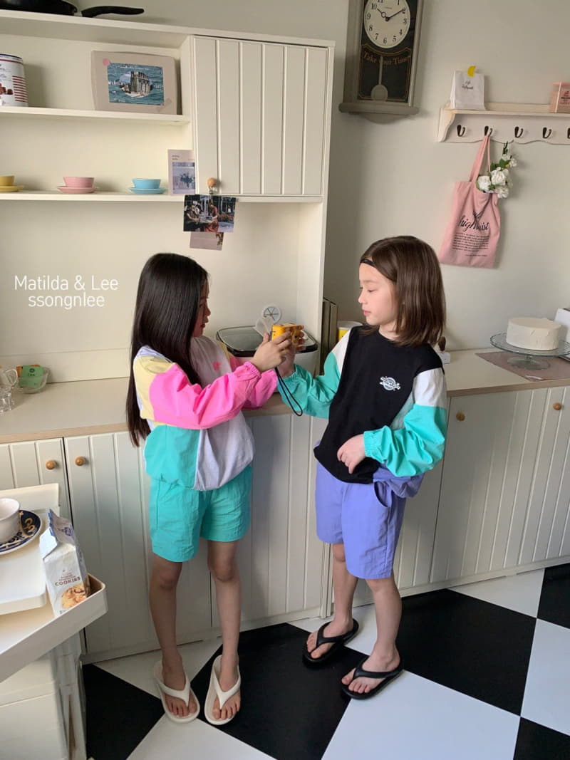 Matilda & Lee - Korean Children Fashion - #kidsshorts - 4 Color Top Bottom Set - 10
