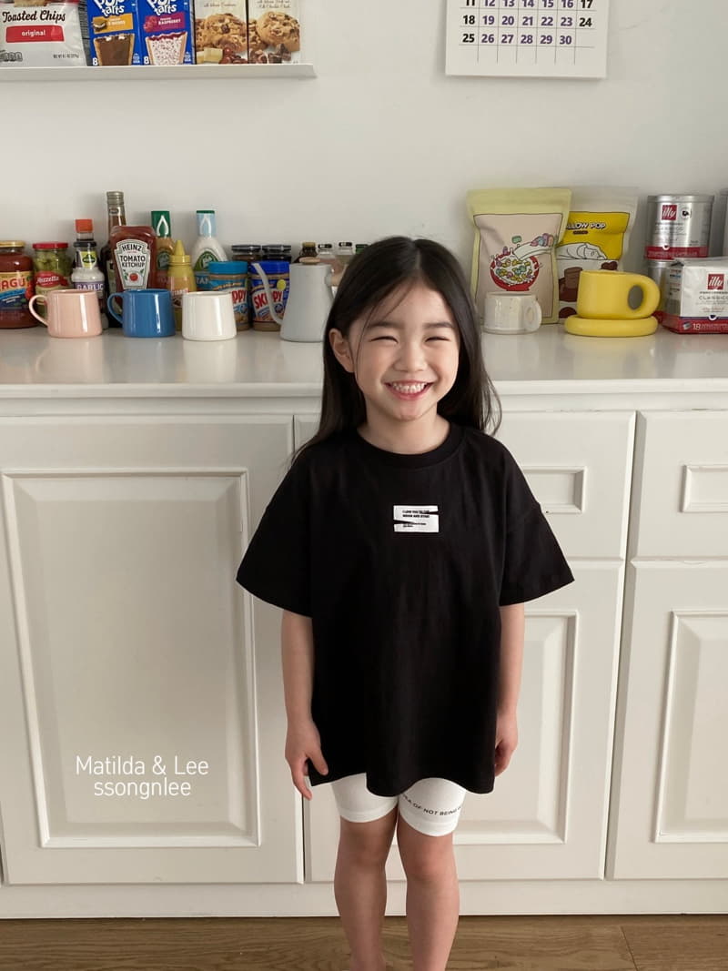 Matilda & Lee - Korean Children Fashion - #kidsshorts - Lettering Leggings - 9