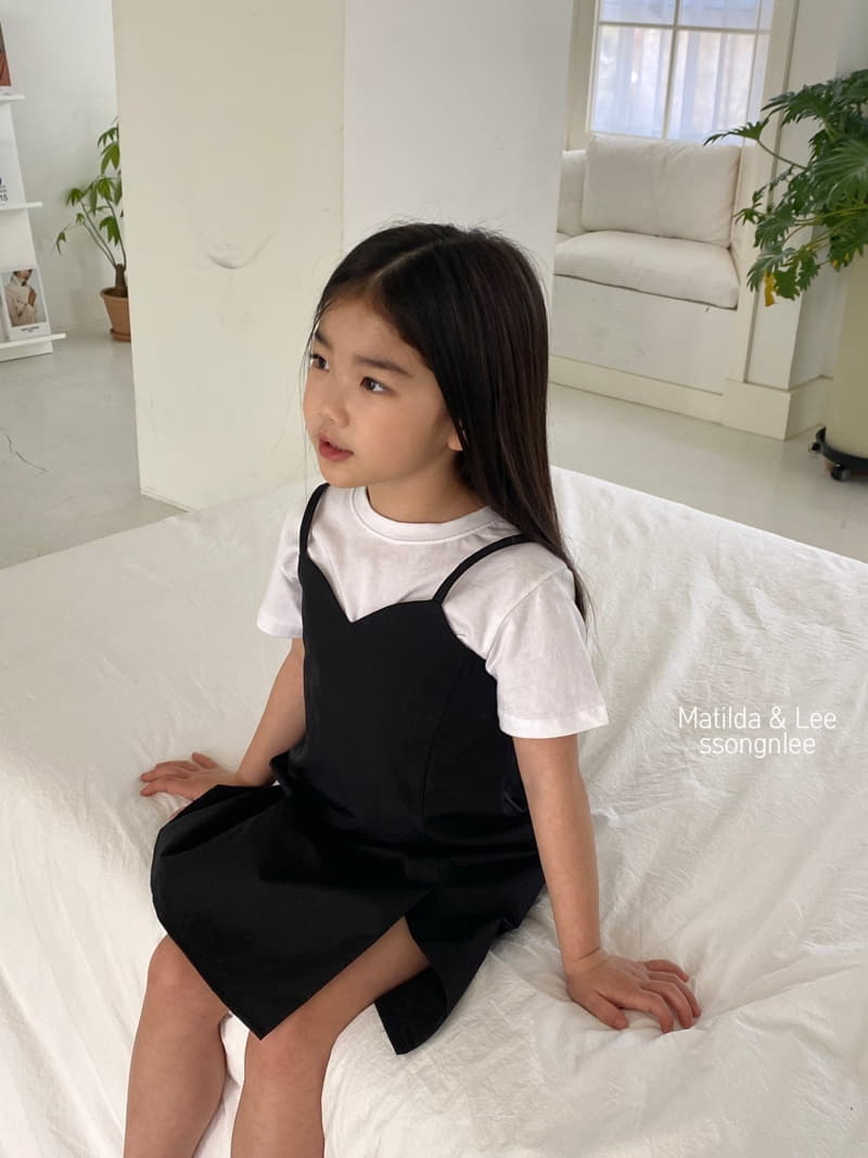 Matilda & Lee - Korean Children Fashion - #kidsshorts - String Slit One-piece - 3
