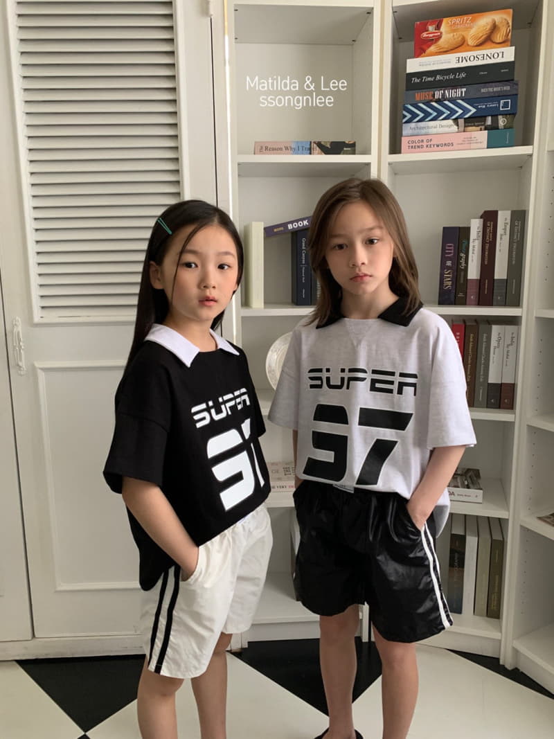 Matilda & Lee - Korean Children Fashion - #kidsstore - Label Tape Shorts - 2