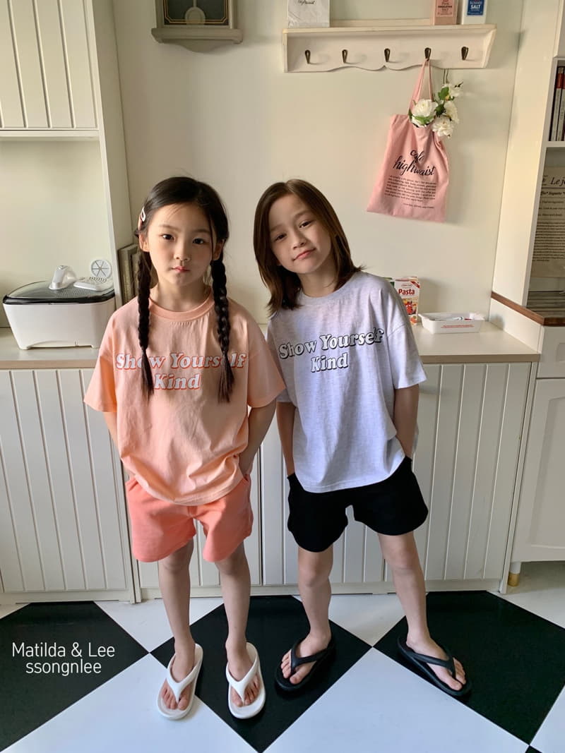Matilda & Lee - Korean Children Fashion - #kidsstore - Two Tone Trianglee Stripes Top Bottom Set - 2
