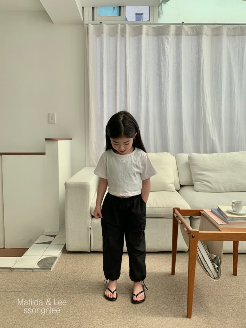 Matilda & Lee - Korean Children Fashion - #kidsstore - BY Back Slit Crop Tee - 10