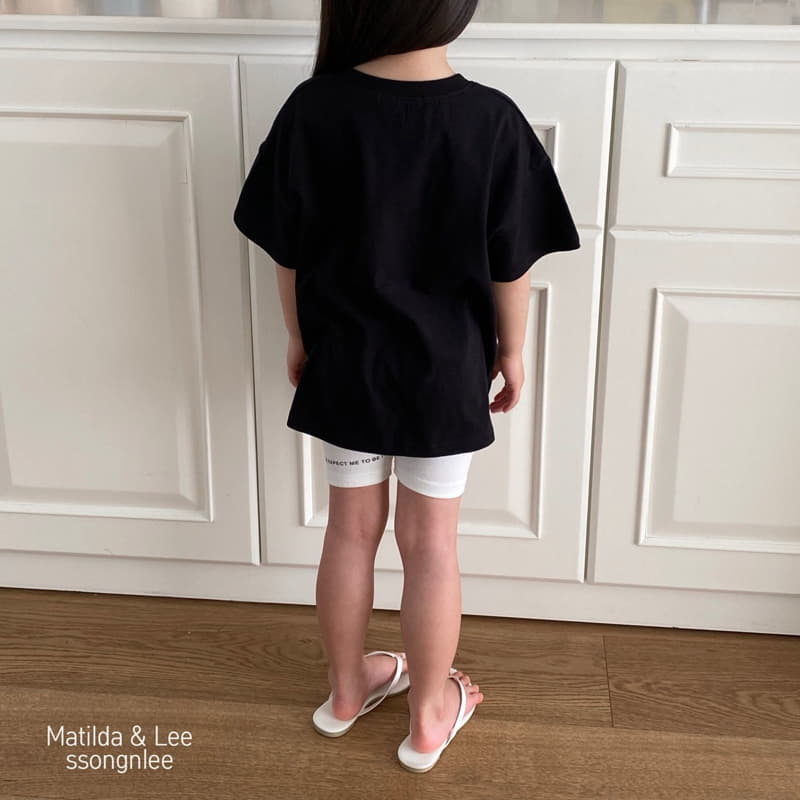 Matilda & Lee - Korean Children Fashion - #kidsstore - Lettering Leggings - 10